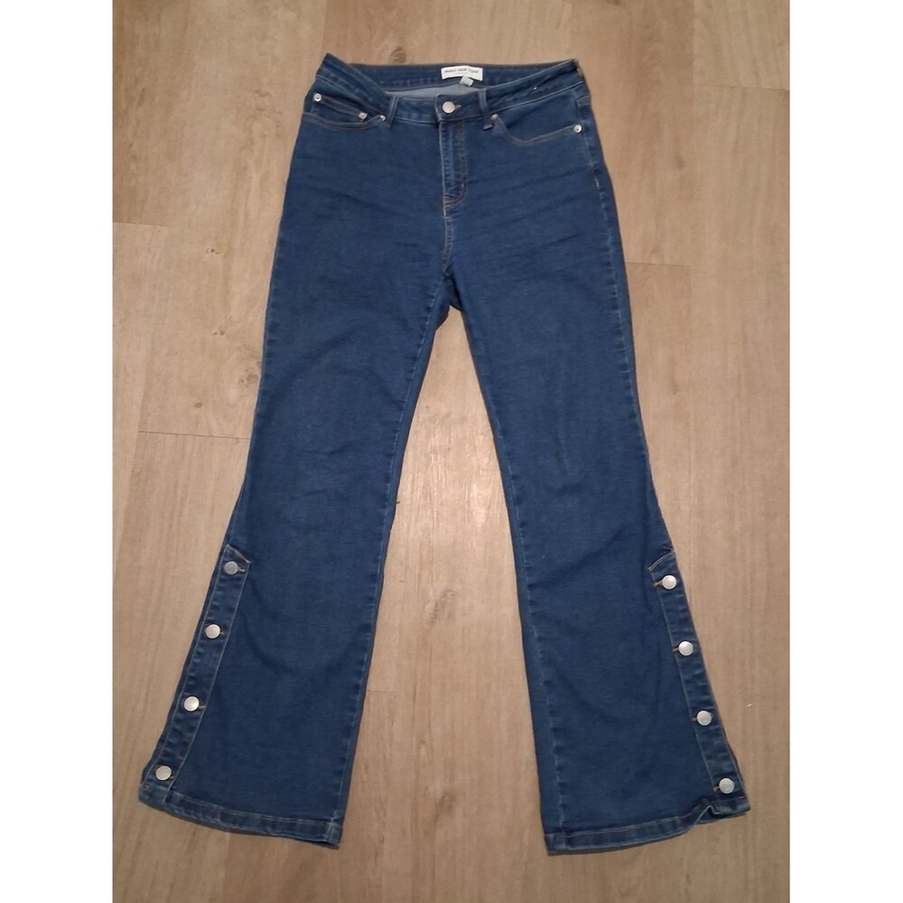 Mark New York Classic Navy Snap-Hem Women's Jeans